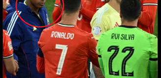 SPOJRZENIE Lamine'a Yamala na Cristiano Ronaldo po finale Ligi Narodów xD
